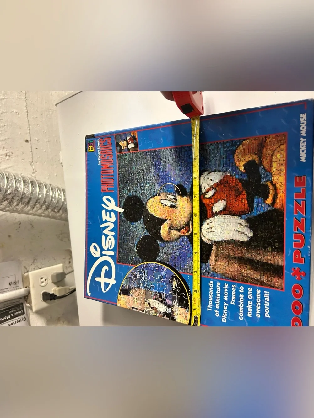 Disney Photomosaic Jigsaw Puzzle - Mickey Mouse, 1000 Pieces Buffalo Games- Used